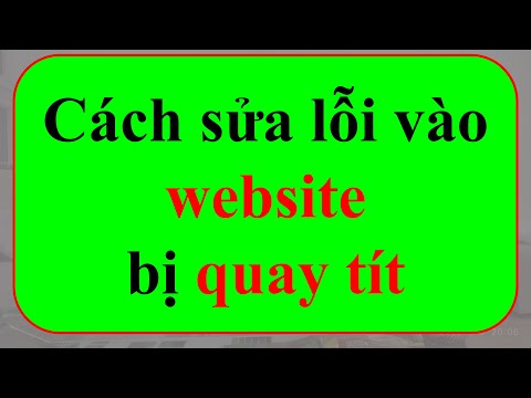 #1 Cách sữa lỗi vào website bị quay tít trong khi mạng vẫn khỏe Mới Nhất