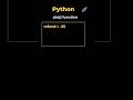 6. abs() function in Python