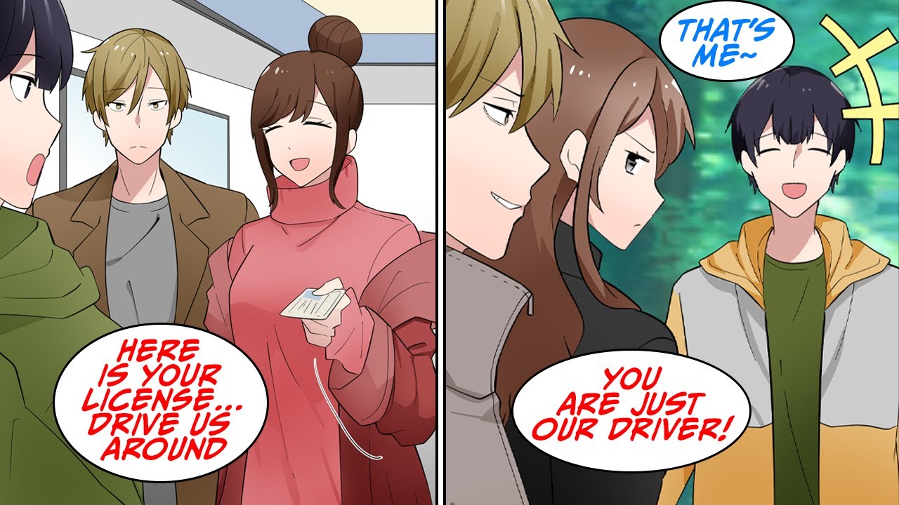 I don't have any friends, but a popular group of kids in college asked me to drive them [Manga Dub]