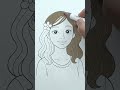 Cute Girl Coloring Challenge🎨✨#Asmr #Drawing #Coloring #Satisfying #Art #Shorts