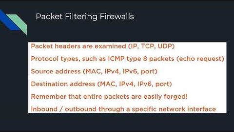 Packet Filtering Firewall - Part -1 | Firewall | Network Security