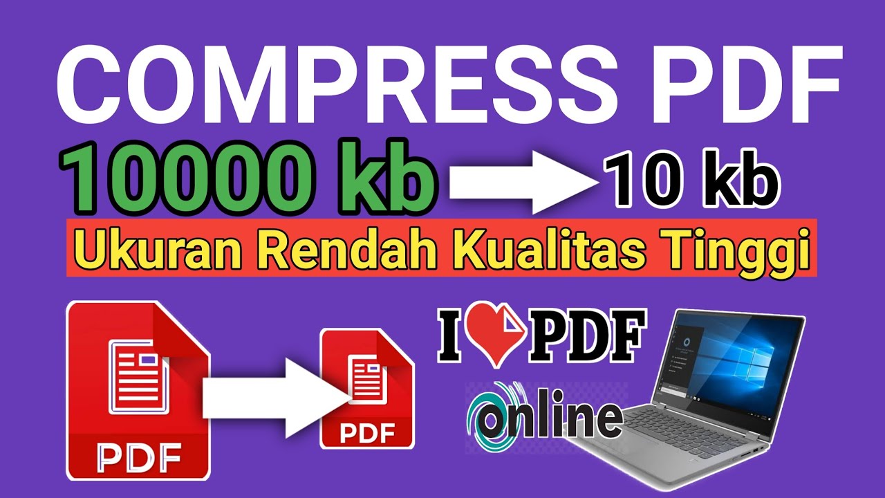 Cara kompres pdf tanpa mengurangi kualitas youtube