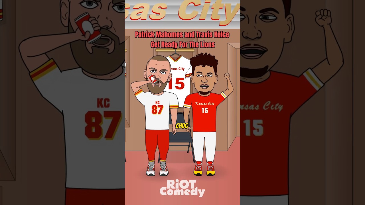 Патрик Махоумс и Трэвис Келси готовятся к матчу «Львов» 😂 