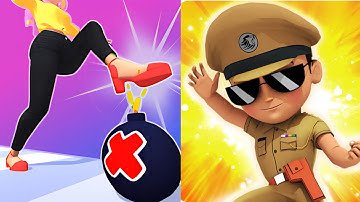 Little Singham or Kaal vs Tippy Toe 3D - All Levels Gameplay iOS,Android Part 5