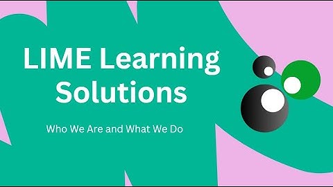 LIME Learning Solutions - Intro video