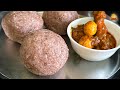 నాటు కోడి పులుసు రాగి సంగటి | Natu Kodi Kura - Ragi Sangati | Country Chicken Curry in Telugu