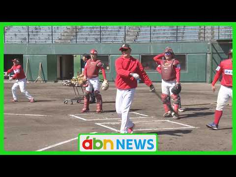 Shinano Grandserows of the professional baseball BC League begin