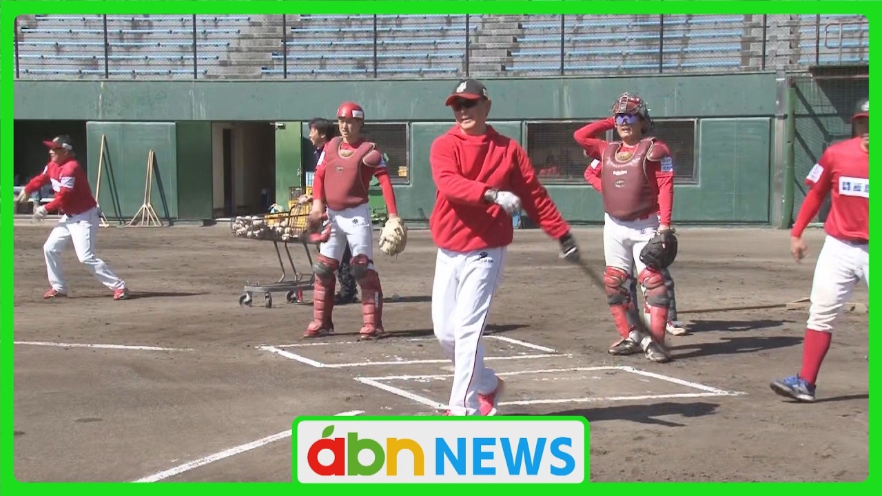 Shinano Grandserows of the professional baseball BC League begin