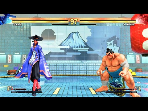 FANG vs E. Honda (Hardest AI) - Street Fighter V