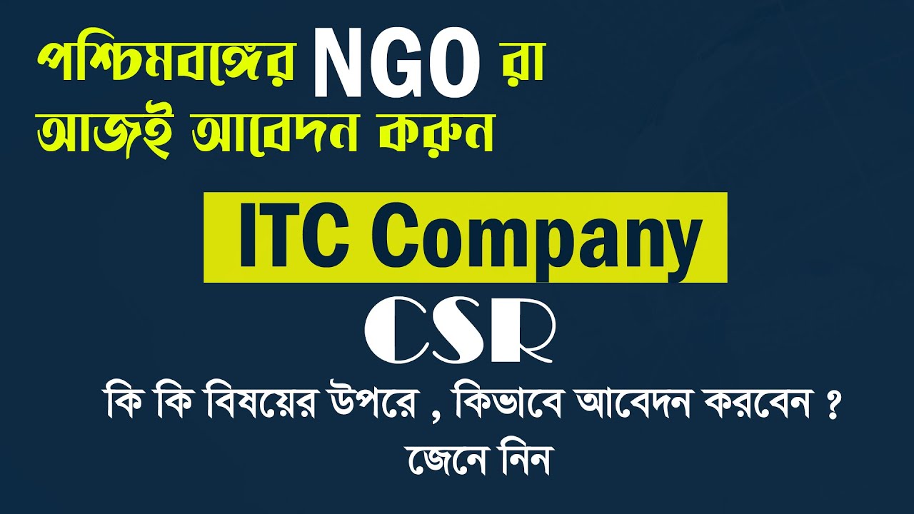 NGO funding in kolkata CSR Funding for NGOs of West CSR