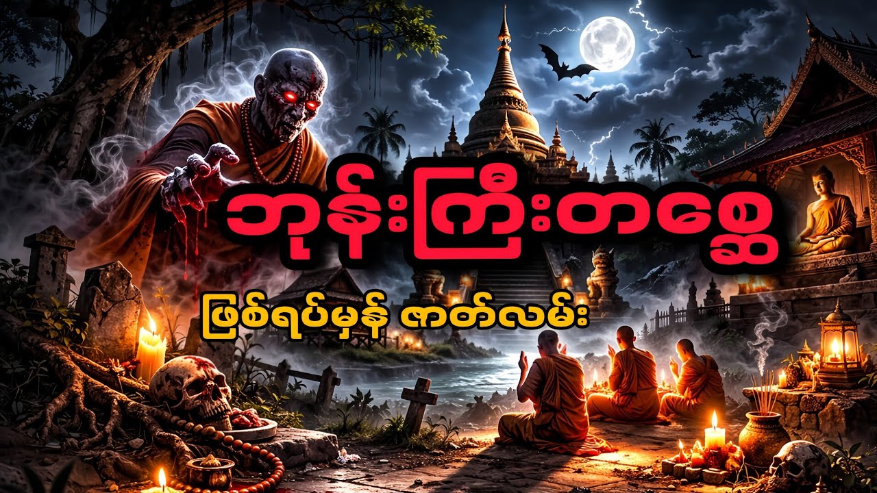ဘုန်းကြီးတစ္ဆေ #သရဲတစ္ဆေအသံဇာတ်လမ်း #horror 