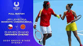 Lehecka/Vondrousova v Zhang/Zheng Full Match | United Cup 2024 Group E