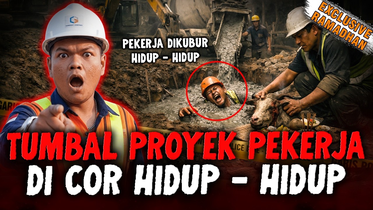 UMANG GA KUAT DENGERNYA ! KULI BANGUNAN JADI TUMBAL PROYEK DI COR HIDUP - HIDUP !