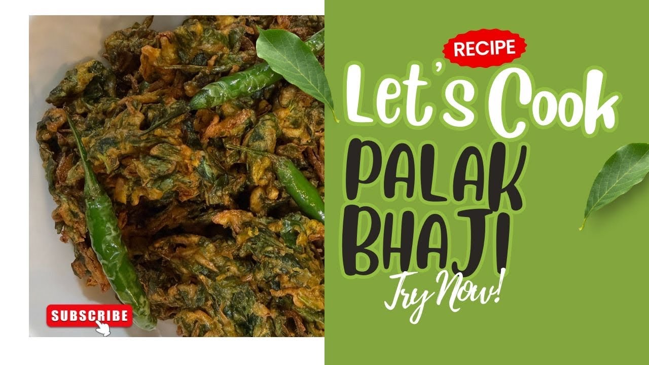 Palak Bhaji Recipe | Recipe in 10 Minutes 🌿