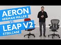 Herman Miller Aeron vs Steelcase Leap V2: Which is best for me?