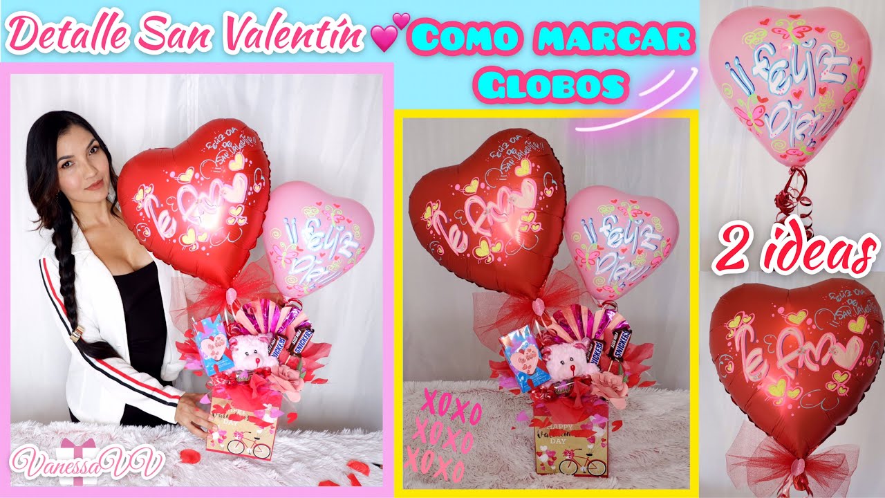 Ideas con Globos para San Valentín