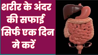 पेट के अंदर की और आंतो की सफाई एक दिन मे करें | Detox your body in 1 day