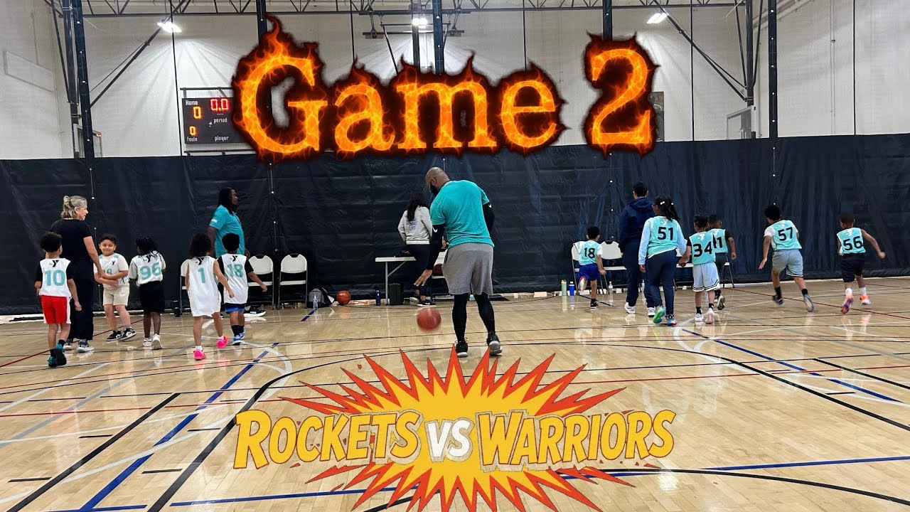 2026 Jackie Robinson YMCA Basketball 5-6u || Warriors vs Rockets Game 2!! 