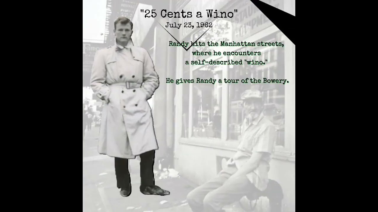 Randy Wicker interview "25 Cents a Wino" on WBAI, 1962