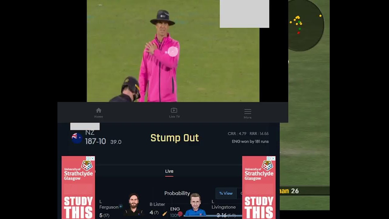 Live Cricket Match Eng vs Nz 3rd odi