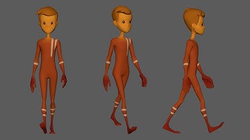 Walk Cycle Animation In Maya | 3D Animation | Walk Cycle Reference | Suptoonz #animation #walk #3d