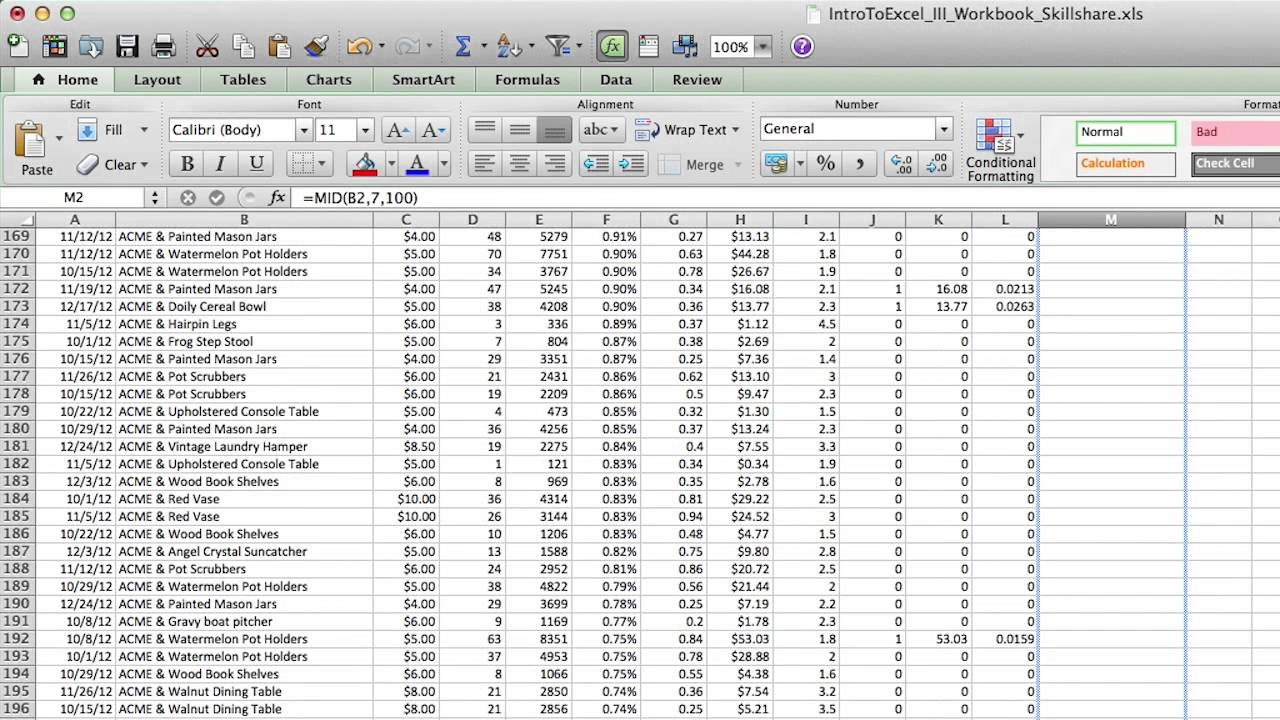 How to Clean Up Raw Data in Excel