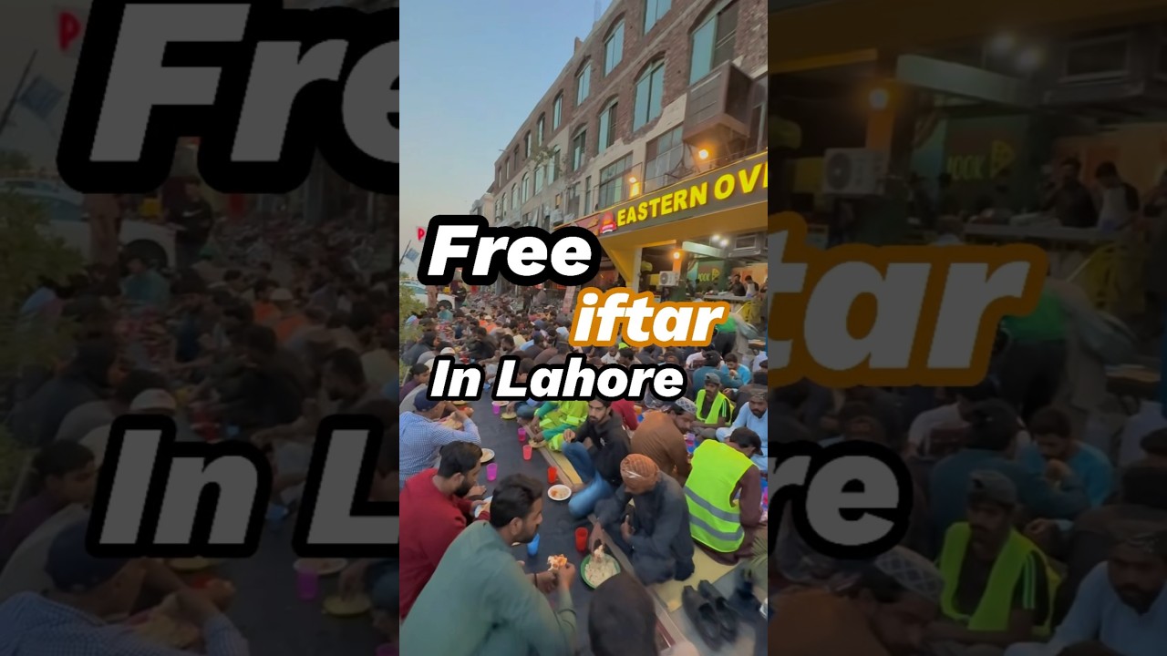 Free iftar at Eastern Oven official Johar Town Lahore 