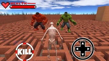 I BECAME SCP 096 VS RED HULK in Garry