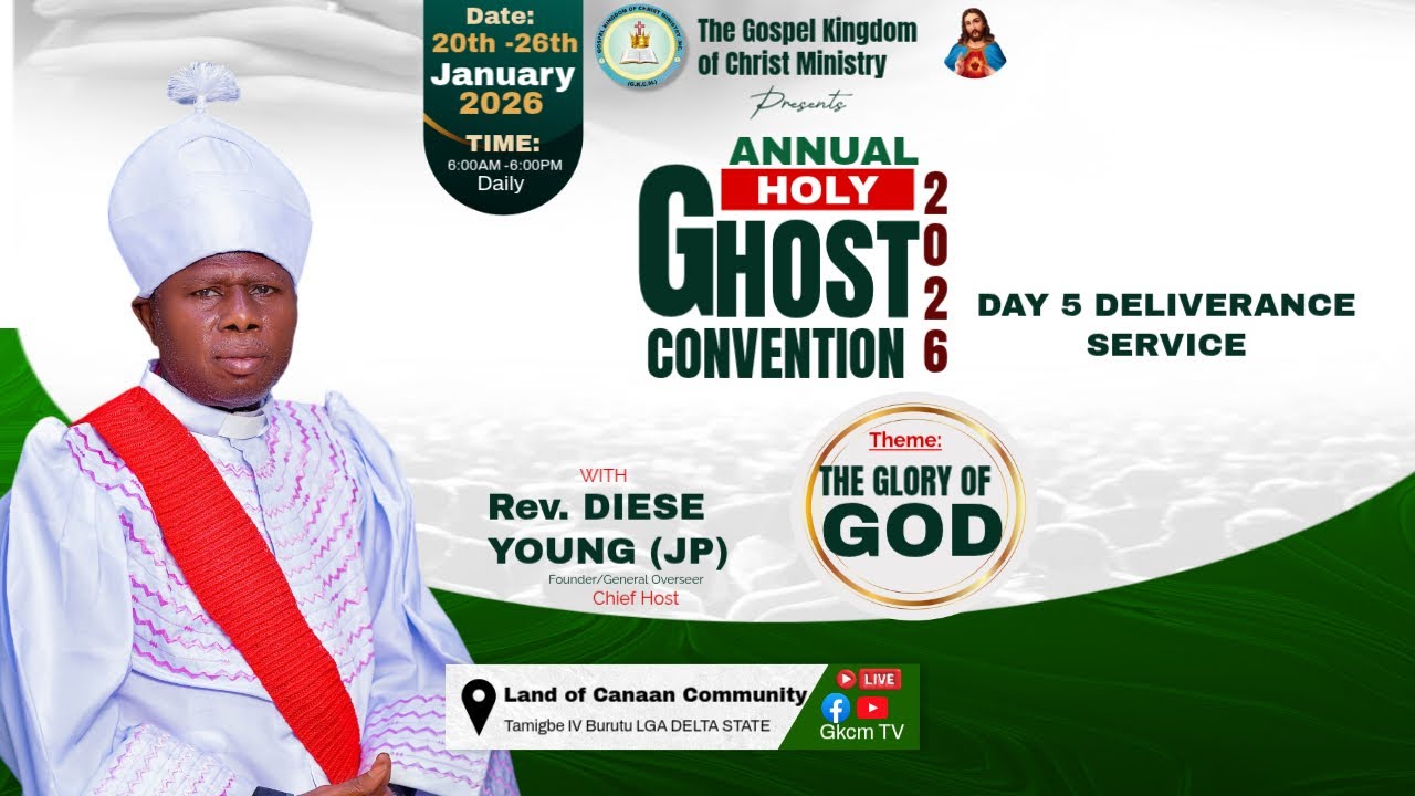 ANNUAL HOLY GHOST CONVENTION DAY 5 DELIVERANCE SERVICE