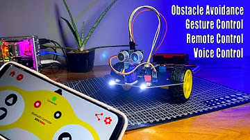 How to make a 4-in-1 smart robot car using an Arduino Nano board #robotics #arduino