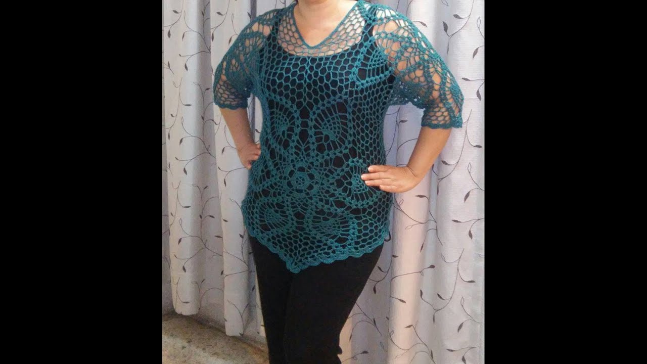 Blusa en hexágonos parte 1