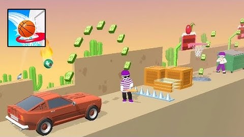 Bounce Dunk !! Funny Basket Game ✨😎 All Levels 62-65 Max Gameplay Android ios Games Full Screen 🆙 🔝