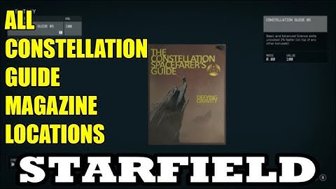 Starfield - All Constellation Guide Magazine Locations