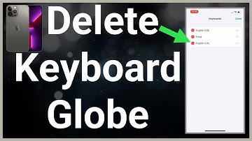 How To Remove Globe Icon From iPhone Keyboard
