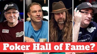 Which Poker Players Were Nominated for the Poker Hall of Fame?