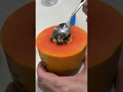 Video: Obsahují semena papáje papain?