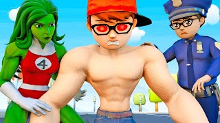 Nick Fat And Nick Gym Change Body - Scary Teacher 3D Best Version Escape Toxic Emoji