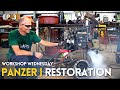 Workshop wednesday panzer i swing arm and drive sprocket hub fabrication and engine test