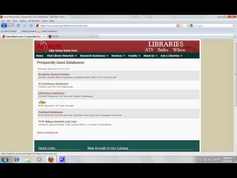 How to Log Into the Nyack/ATS Library Databases off Campus