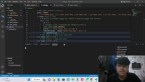 Program input Data Mahasiswa Menggunakan Python