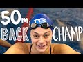 Lauren Cox Races Louise Hansson In The 50m Backstroke 