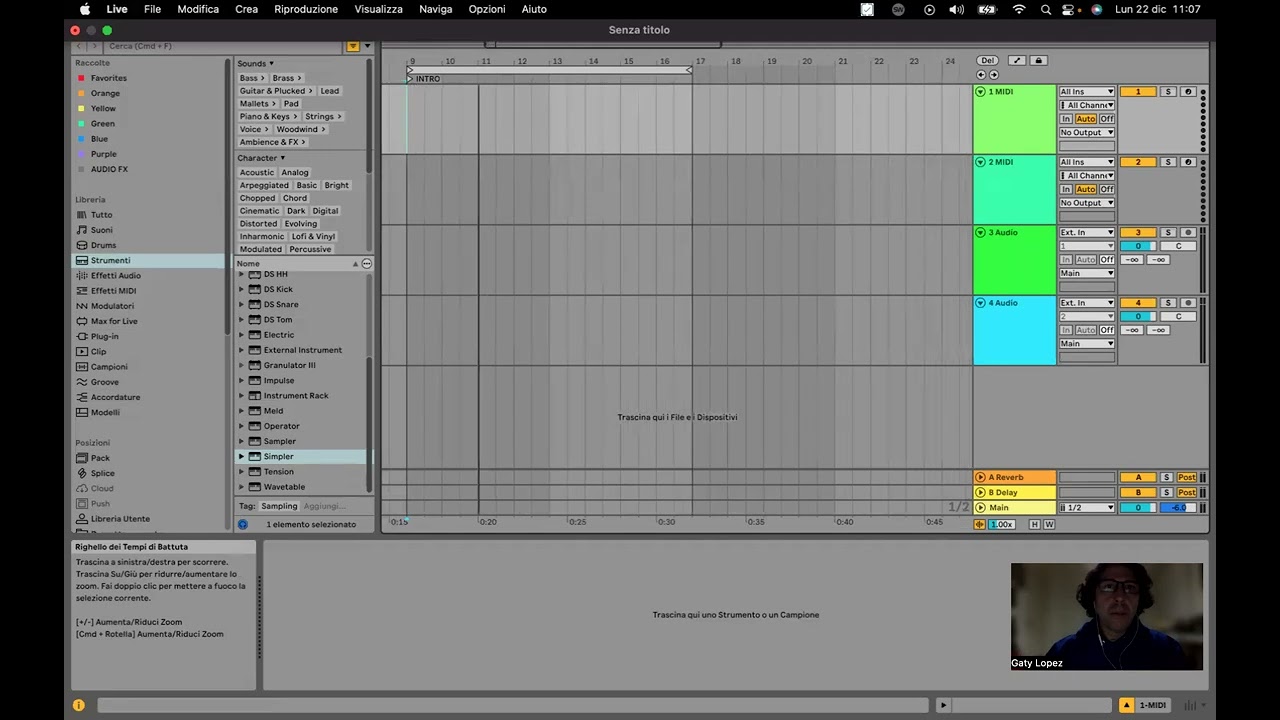 ABLETON LIVE 12 (IT) -  Short Tutorial Video 08 #djproducer #howtobeaproducer