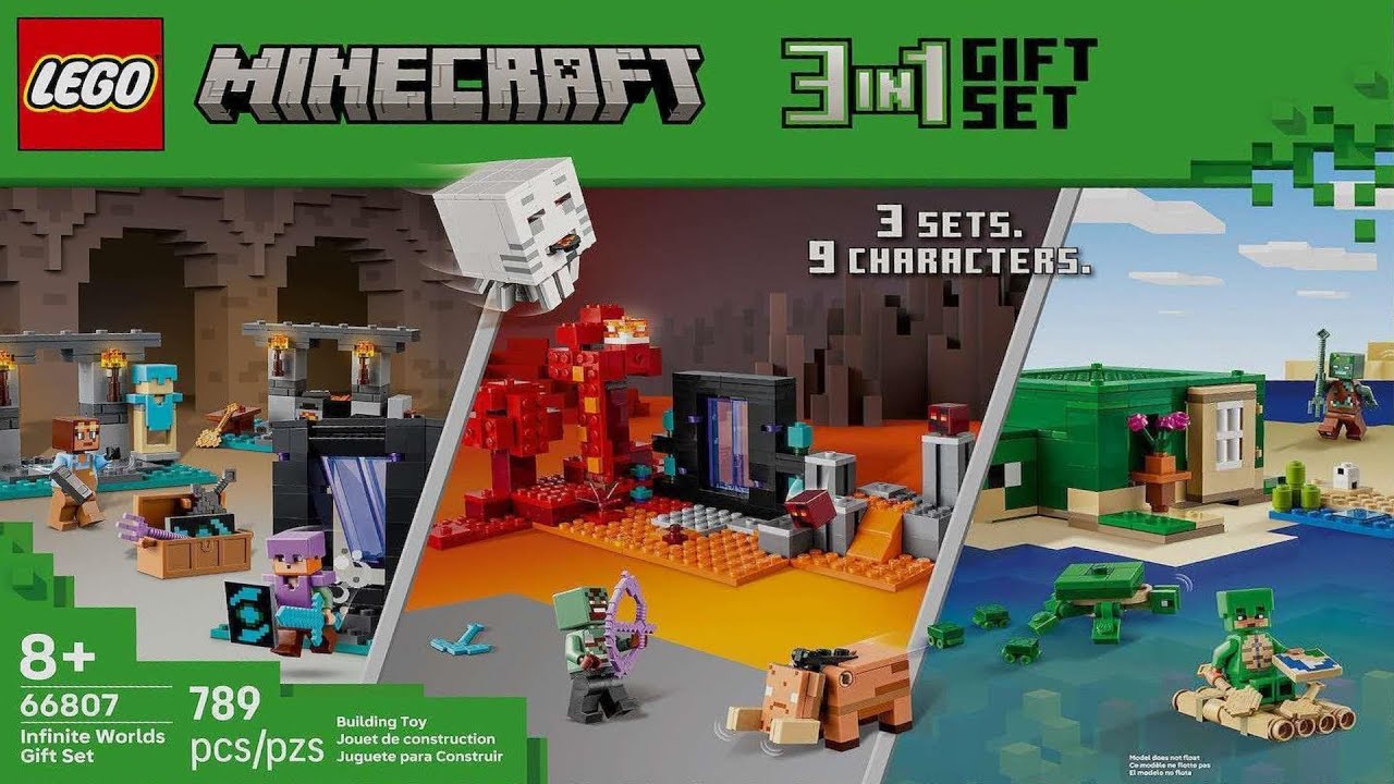 LEGO Instructions - Minecraft - 66807 - Infinite Worlds Gift Set