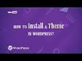 How to install a theme in wordpress  milesweb