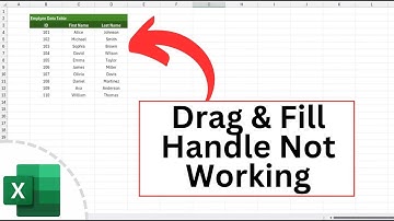 Waarom werkt de sleep- en vulgreep niet in Excel?