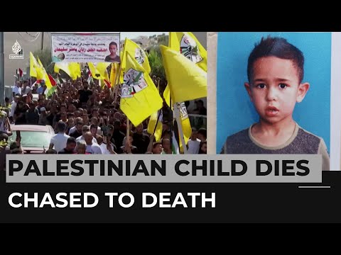 Thousands mourn palestinian child who died after being chased by israel army