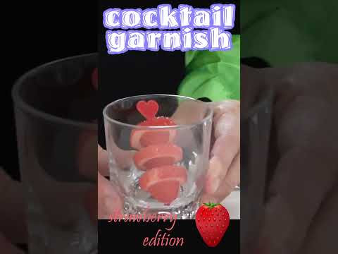 cocktail garnish【strawberry edition】