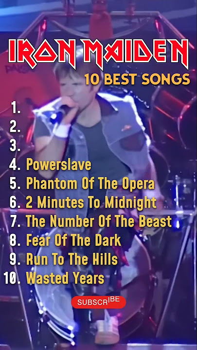 best 10 songs  iron maiden #ironmaiden #brucedickinson #ironmaidenfans #powerslave #runtothehills