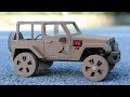 How To Make RC Car(Jeep Wrangler) Amazing Cardboard Car DIY