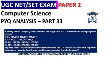 (Tamil) TNSET 2021 | Paper 2 Computer Science | Data Structures | UGC NET | PGTRB CS | Part 33
